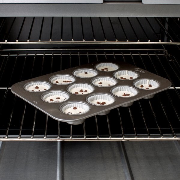 Le compartiment de RK Bakeware China-12 a tuyauté le petit pain de 1.5mm faisant Pan Glazed Aluminized Steel cuire au four 3