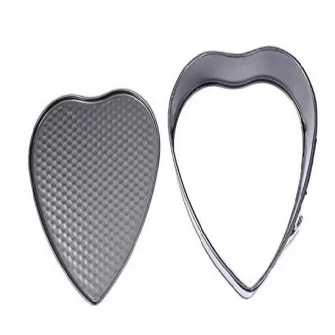 Le gâteau Pan Non-Stick Cheesecake Pan Mould de Springform Pan Heart Shape Mini Bakeware de coeur avec le fond de baisse font des outils cuire au four