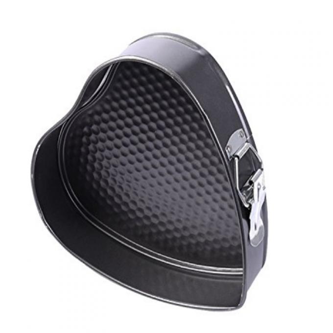 Le gâteau Pan Non-Stick Cheesecake Pan Mould de Springform Pan Heart Shape Mini Bakeware de coeur avec le fond de baisse font des outils cuire au four