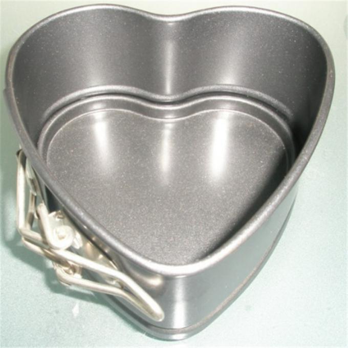 Le gâteau Pan Non-Stick Cheesecake Pan Mould de Springform Pan Heart Shape Mini Bakeware de coeur avec le fond de baisse font des outils cuire au four