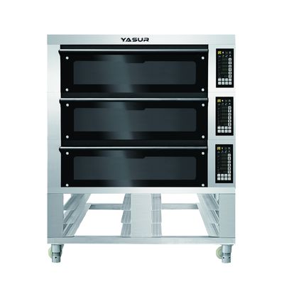 Le plateau électrique de Tray Oven For 40X60cm de la plate-forme 6 de Yasur 3, 11Kw pour le pain durcit la cuisson de biscuit et de pizza