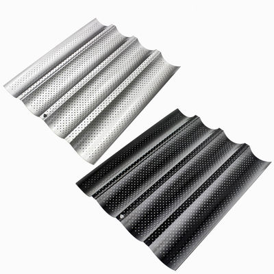 Le pain de NSF 5 de service d'alimentation a glacé la baguette en aluminium faisant Tray French Bread Pan cuire au four