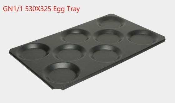Plateau en aluminium antiadhésif 530x325mm de cuisson d'oeufs de Combi Oven Gastronorm GN 1/1 de service d'alimentation