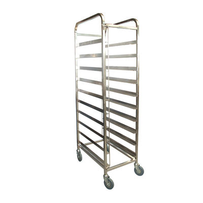 Acier inoxydable Oven Tray Rack Bakery Baking Trolley de NSF de service d'alimentation