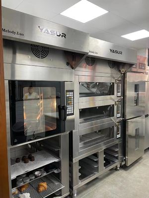 Pain de croissant d'Oven Rotary Oven Five Trays 40X60cm de convection de boulangerie de vapeur et four danois 9.5Kw de pâtisserie