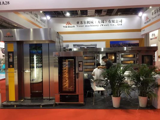 Double pizza commerciale d'Oven For Bread Cakes And de support de Tray Rotary Oven 18x26 du support 36