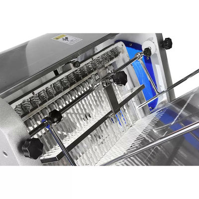 pain alimenté par gravité de la machine 12mm de trancheuse de pain de dessus du Tableau 180w découpant l'équipement en tranches