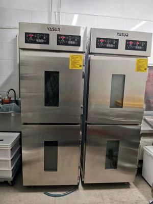 Double retardateur Proofer Yasur de la pâte de Cabinet 36 plateaux Portée-dans le type plateaux 4kw de 40X60 cm