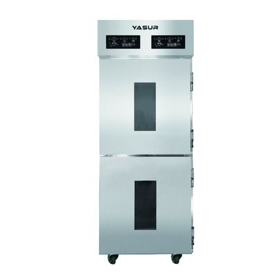 Double retardateur Proofer Yasur de la pâte de Cabinet 36 plateaux Portée-dans le type plateaux 4kw de 40X60 cm