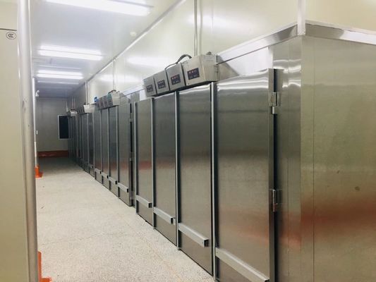 Le petit pain de Yasur YST-1R2 dans le type double final de pièce de fermenteur de Proofer de la pâte étire les plateaux 220V 2KW de 40X60cm