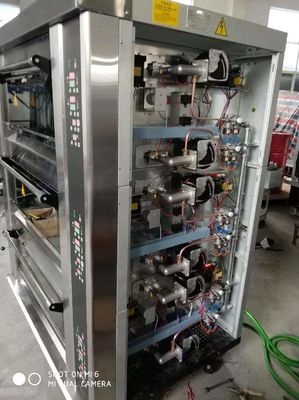 Four modulaire 40X60cm de plate-forme de boulangerie 3 pierre de Tray Gas Oven With Steam de la plate-forme 9 pour la cuisson de pizza