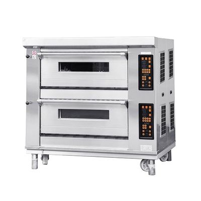 6 plate-forme modulaire Oven With Steam Stone de gaz de boulangerie du plateau 40x60