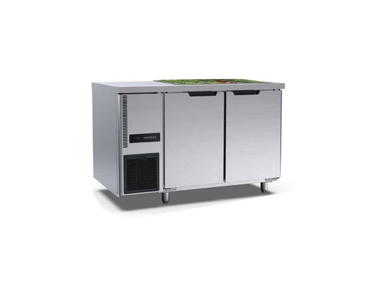 3 acier inoxydable droit commercial du congélateur 1800×700×800mm de porte pour l'hôtel de boulangerie