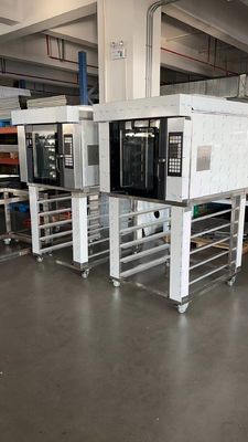 Plateaux du genre américain rotatoires d'Oven Five Trays 18x26 d'air chaud de Yasur pour le pain et la pâtisserie danois 9.5kw