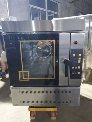 Le four commercial 40X60cm de convection de gaz de plateaux de Yasur cinq pour la cuisson de pain et de pâtisserie emploient la vitesse de chauffage rapide