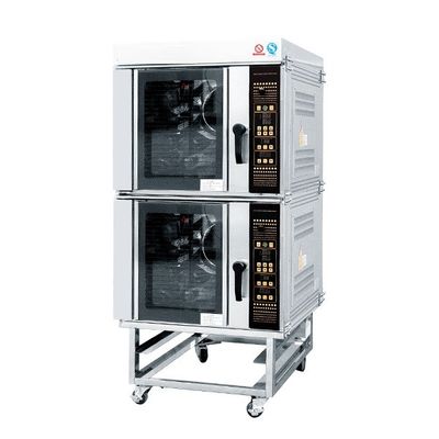 Yasur Dix plateaux aèrent des goudrons de croissant du biscuit 2X9.5Kw du four 40X60cm de convection de friteuse
