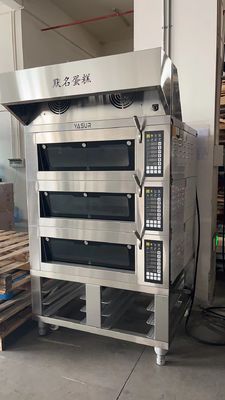 vapeur de cuisson électrique de Tray Commercial Deck Oven With du four 9 de plate-forme de 16.5kw 18x26 3