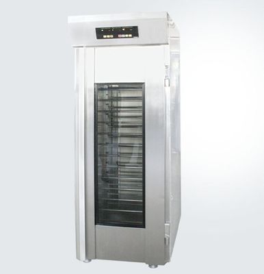 le retardateur Proofer Yasur de la pâte 18x26 16 plateaux atteignent dans le type porte en verre du fermenteur 2kw de Proofer de la pâte