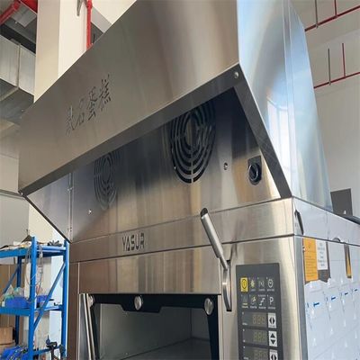 Convection asiatique Oven Five Trays de boulangerie 40X60cm 9.5Kw avec la vapeur