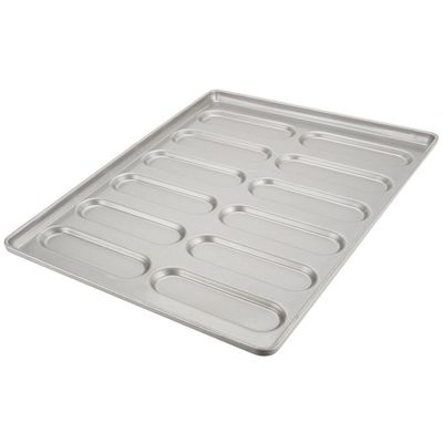 41055 a glacé le petit pain arrondi en acier aluminisé Pan Tray de grand sandwich mixte à fin
