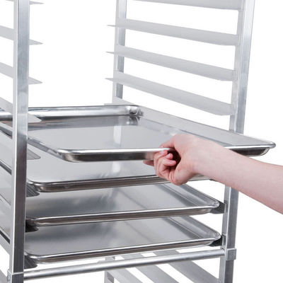 Acier inoxydable Oven Tray Rack Bakery Baking Trolley de NSF de service d'alimentation