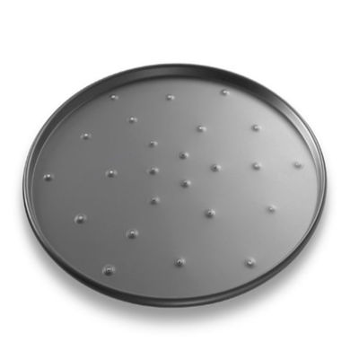 9&quot; casserole de cuisson en aluminium perforée de Tray Anodized Round Perforated Pizza