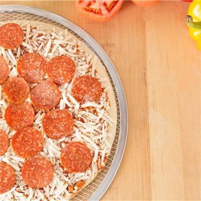 Gril Pan Aluminum Mesh Pizza Tray de barbecue d'acier inoxydable de NSF 1mm de service d'alimentation
