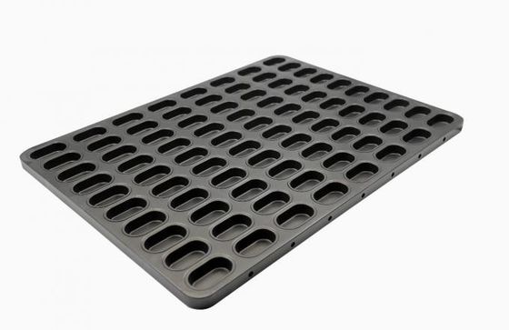 Grand plateau de cuisson en aluminium de NSF Jelly Bar Nonstick Snack Bar de plateau de 64 cavités