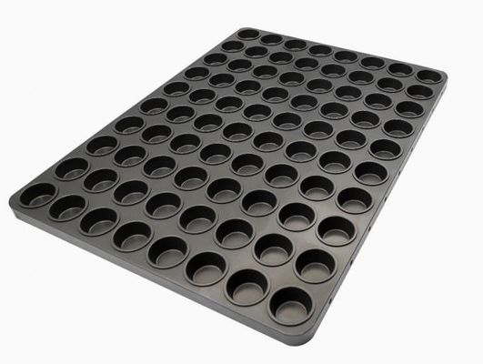 Grand plateau de cuisson en aluminium de NSF Jelly Bar Nonstick Snack Bar de plateau de 64 cavités