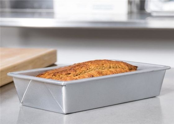 le NSF de cuisson en aluminium de plateau de la place 8x12 a tuyauté le plateau de cuisson rectangulaire en aluminium