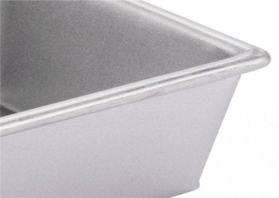 le NSF de cuisson en aluminium de plateau de la place 8x12 a tuyauté le plateau de cuisson rectangulaire en aluminium