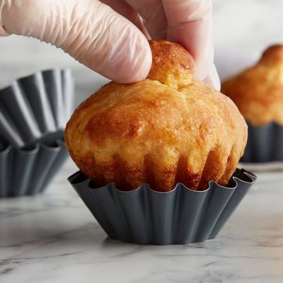 Moule en aluminium antiadhésif de Mini Fluted Brioche Cake Pan de moule de petit gâteau de NSF Telfon de service d'alimentation