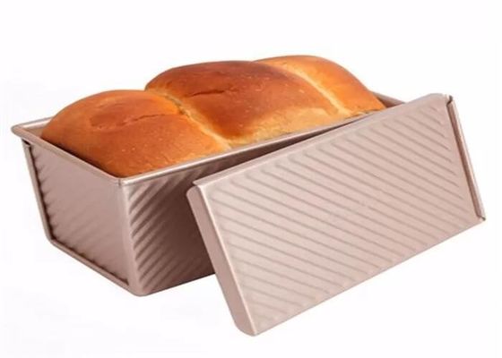 Le pain en aluminium antiadhésif d'or de NSF de service d'alimentation filtre le pain ondulé Pan Bread Tin