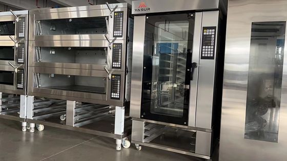 Four 40X60cm de convection de boulangerie de Dix plateaux construits pour Breadtalk
